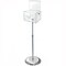 Azar Displays XL Clear Lottery Box, Adjustable Pedestal Floor Stand w/ Pocket, Lock & Keys, Pedestal 206325-CLR - alternate 1